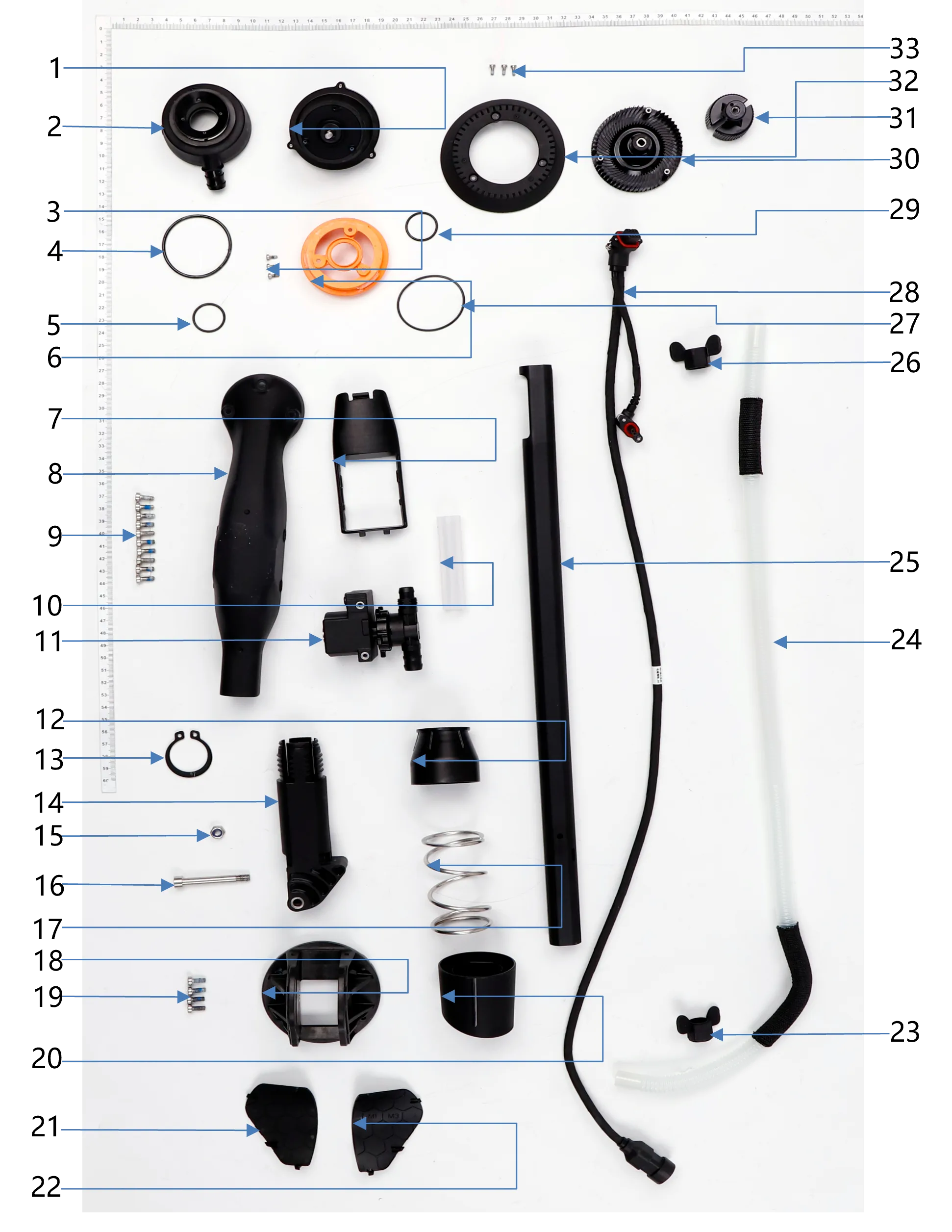 Spray Lance exploded-view parts diagram