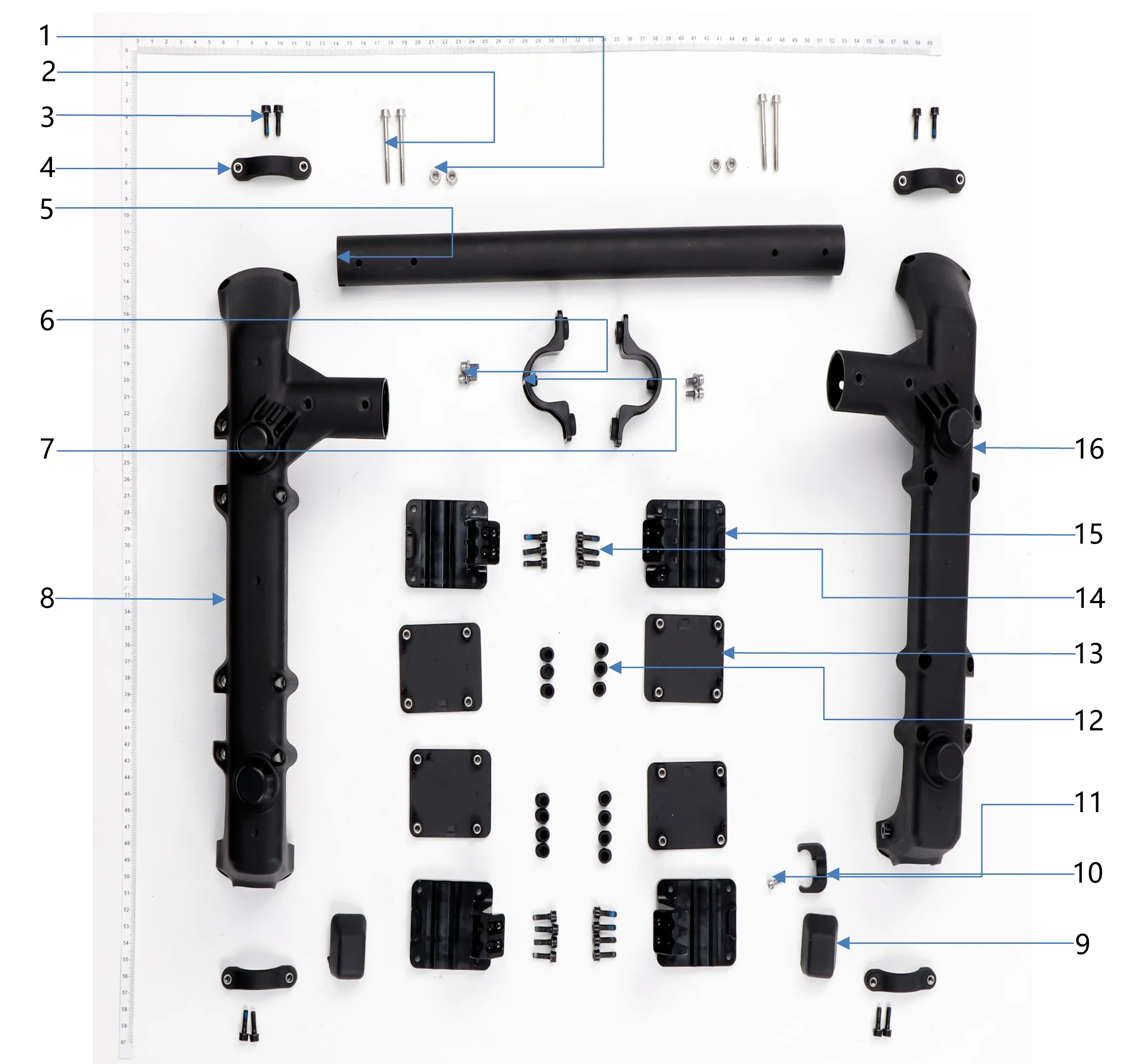 Aircraft Frame Connector exploded-view parts diagram