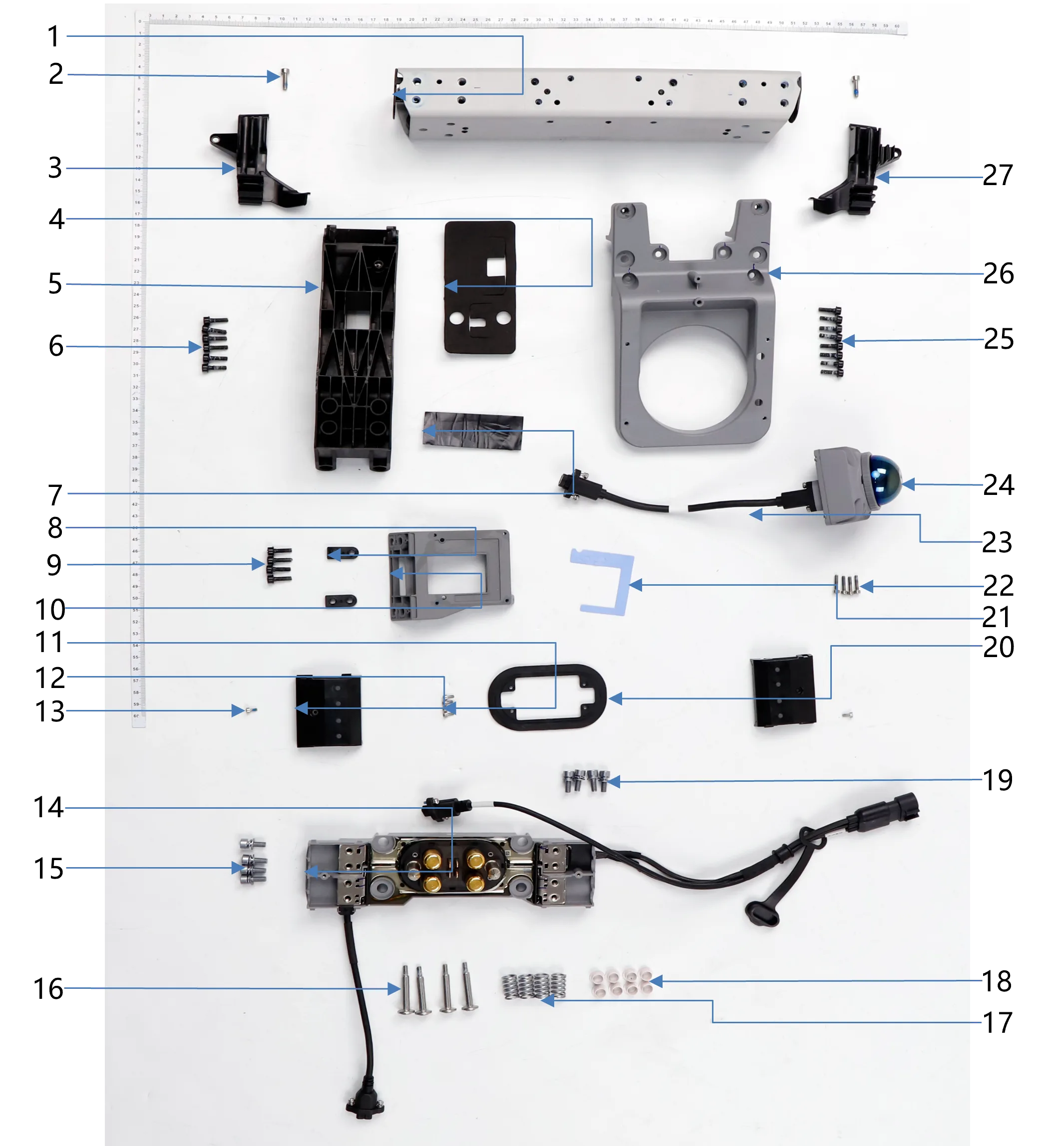 Front Frame 1 exploded-view parts diagram