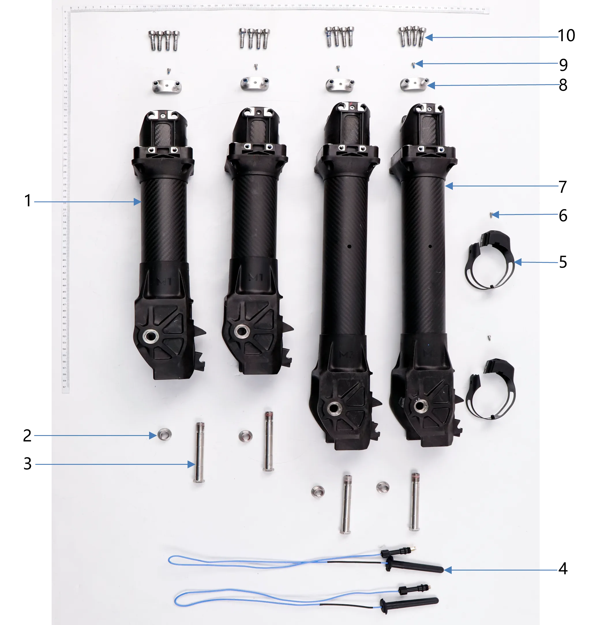 Large Aircraft Arm exploded-view parts diagram