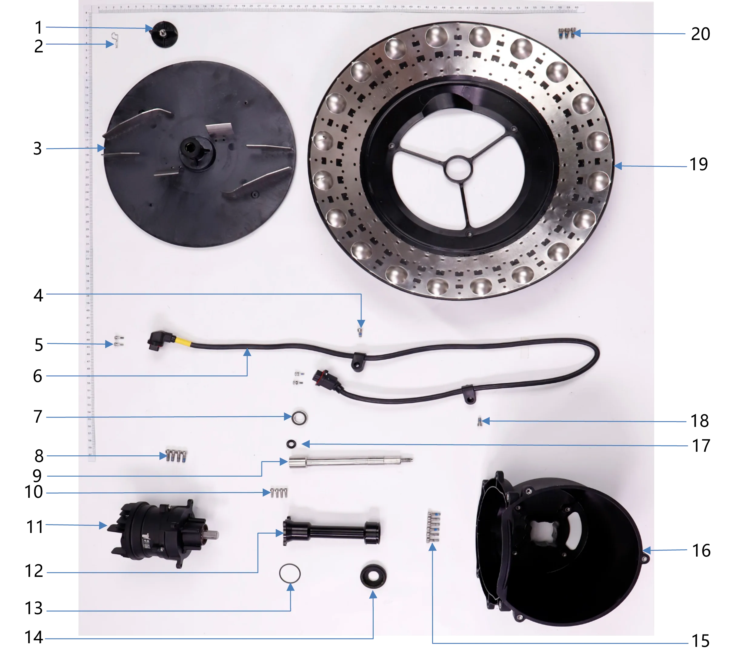 Spinner Disk exploded-view parts diagram