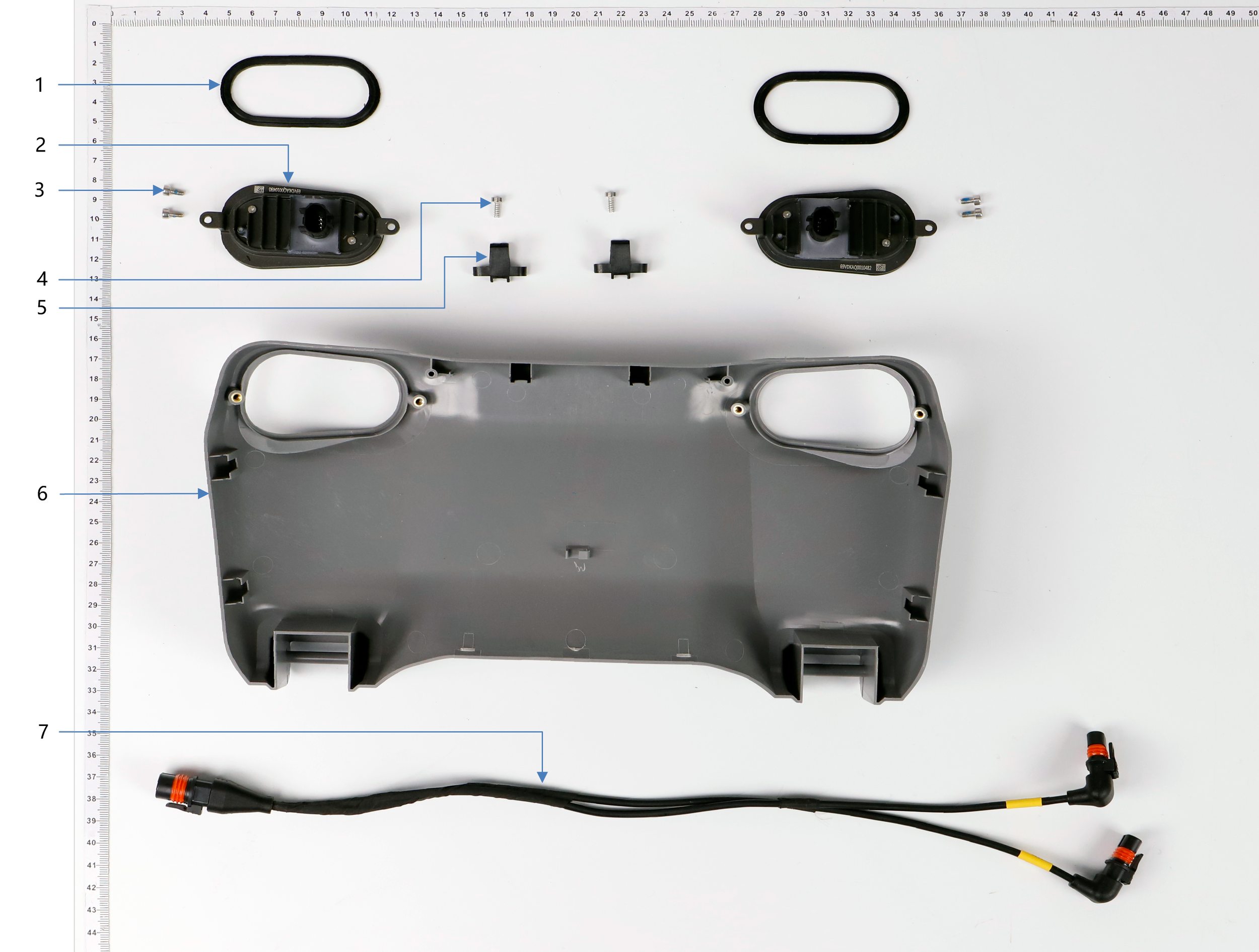 Front Cover of Front Shell exploded-view parts diagram