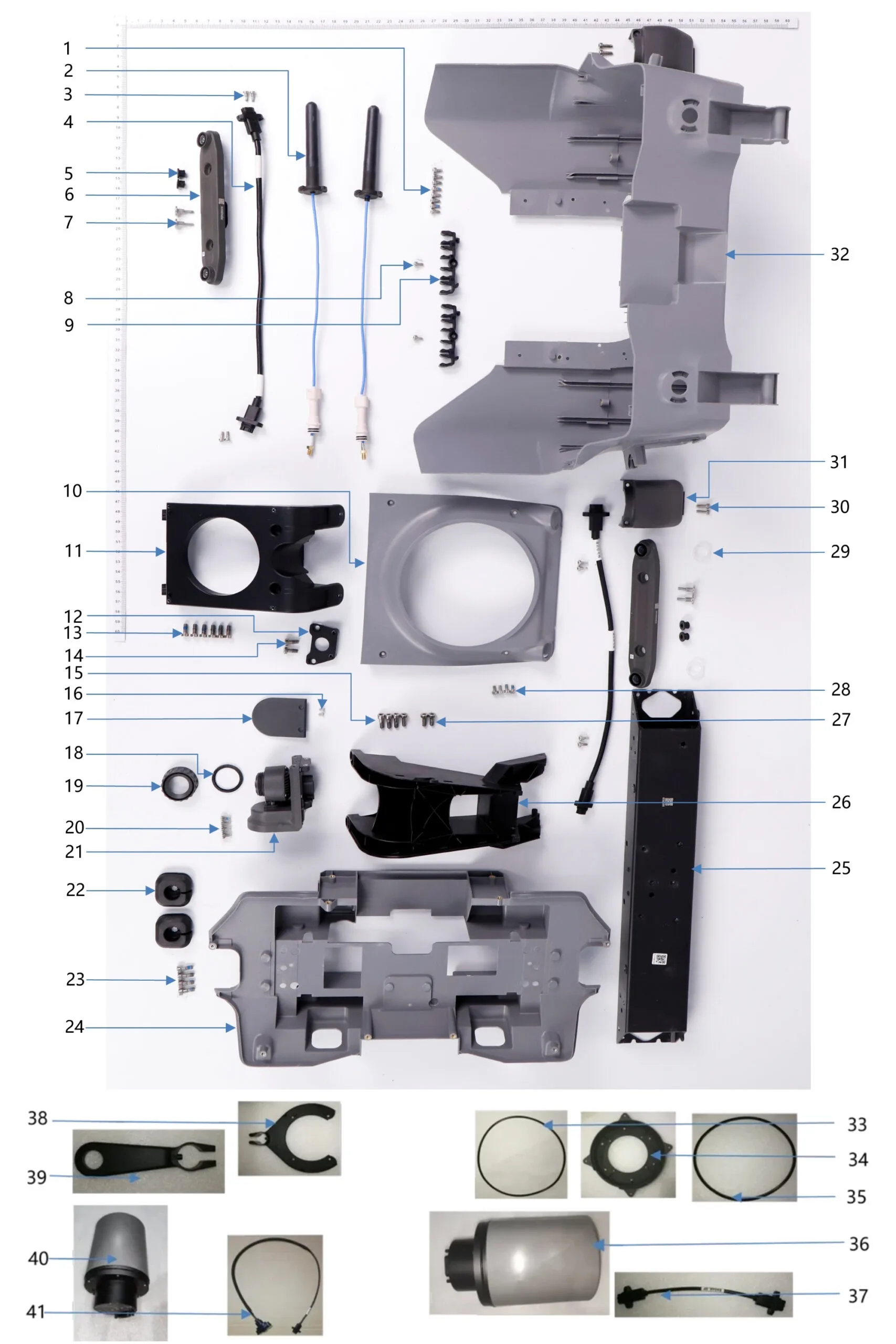 Front Frame exploded-view parts diagram