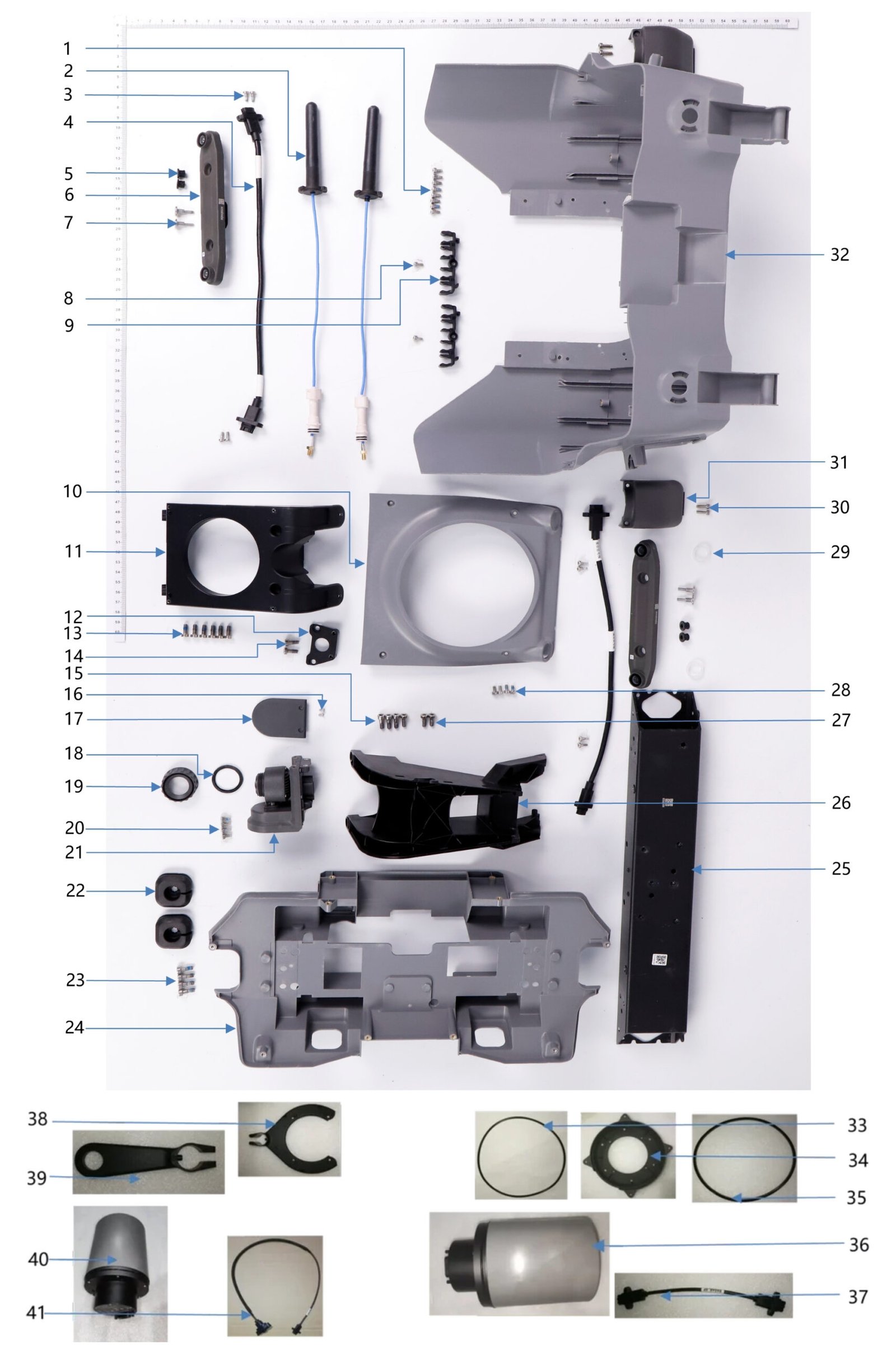 Front Frame exploded-view parts diagram
