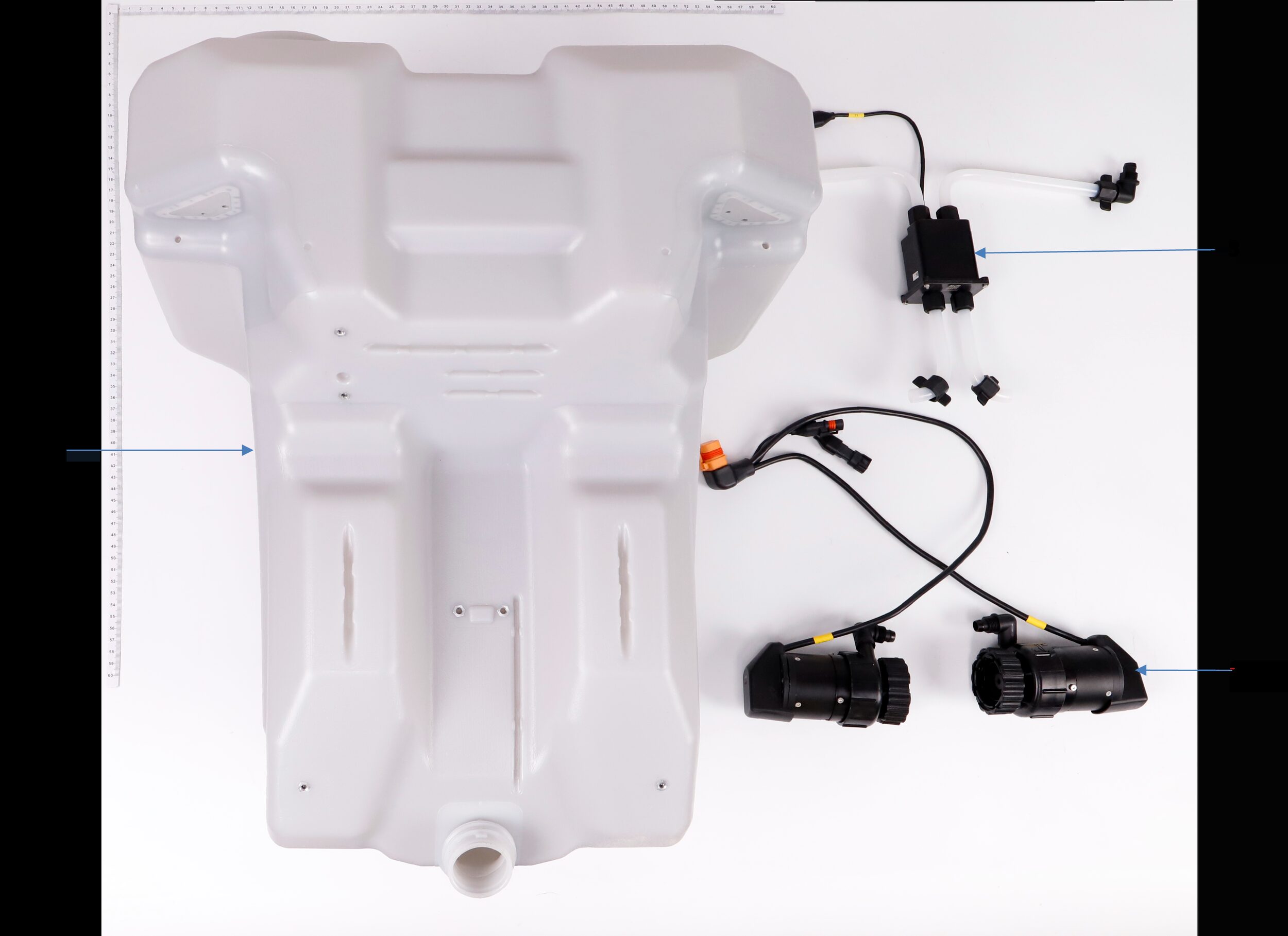 Tank 1 exploded-view parts diagram