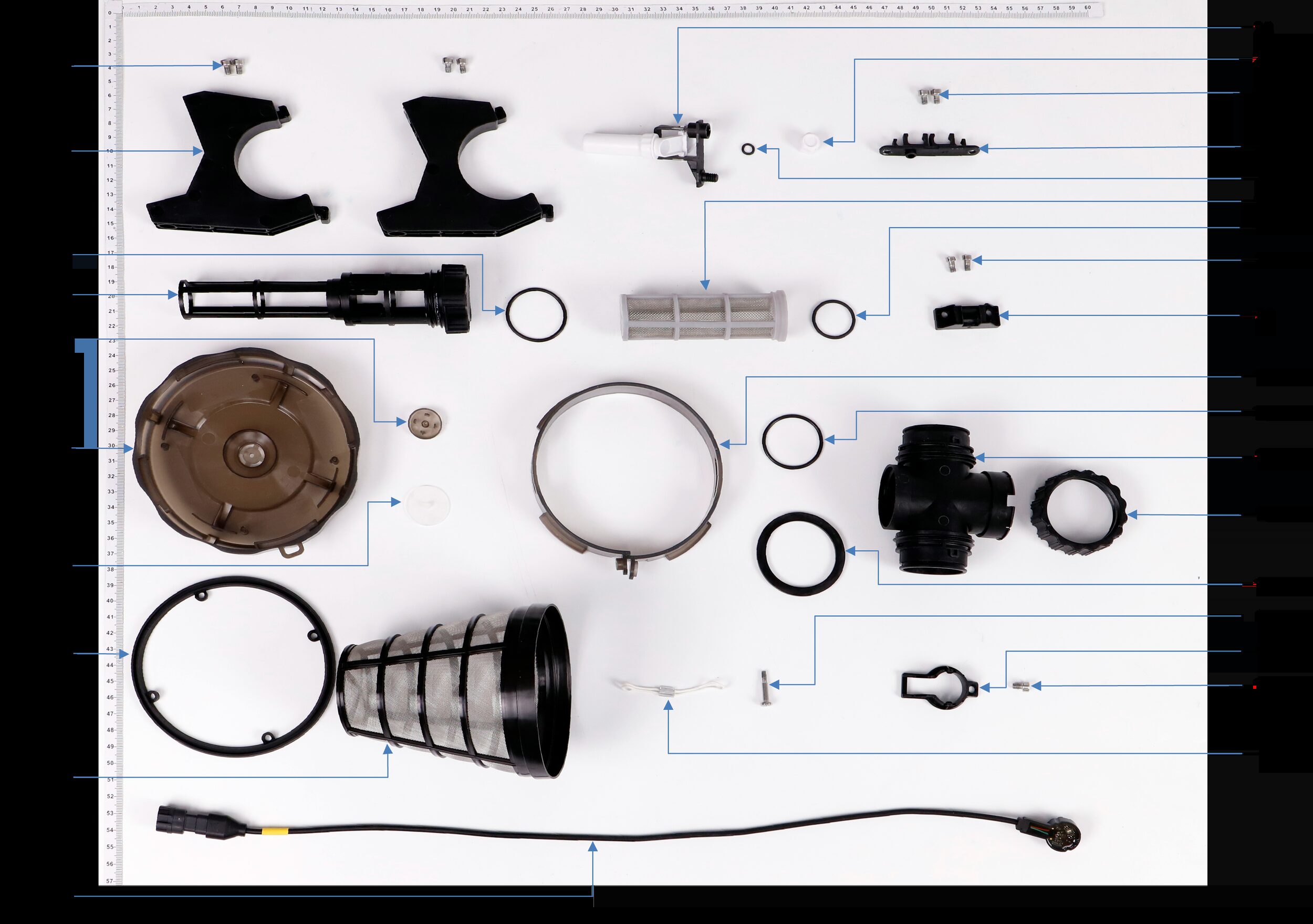 Tank 2 exploded-view parts diagram