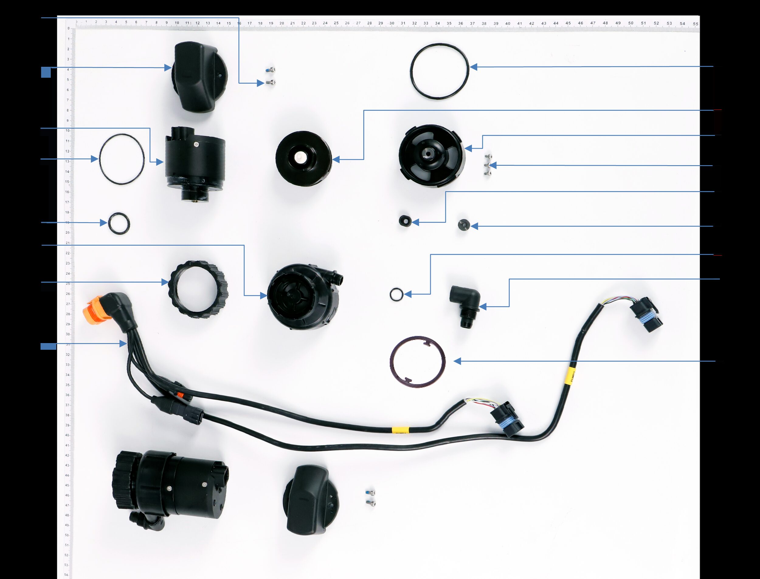 Impeller Pump exploded-view parts diagram