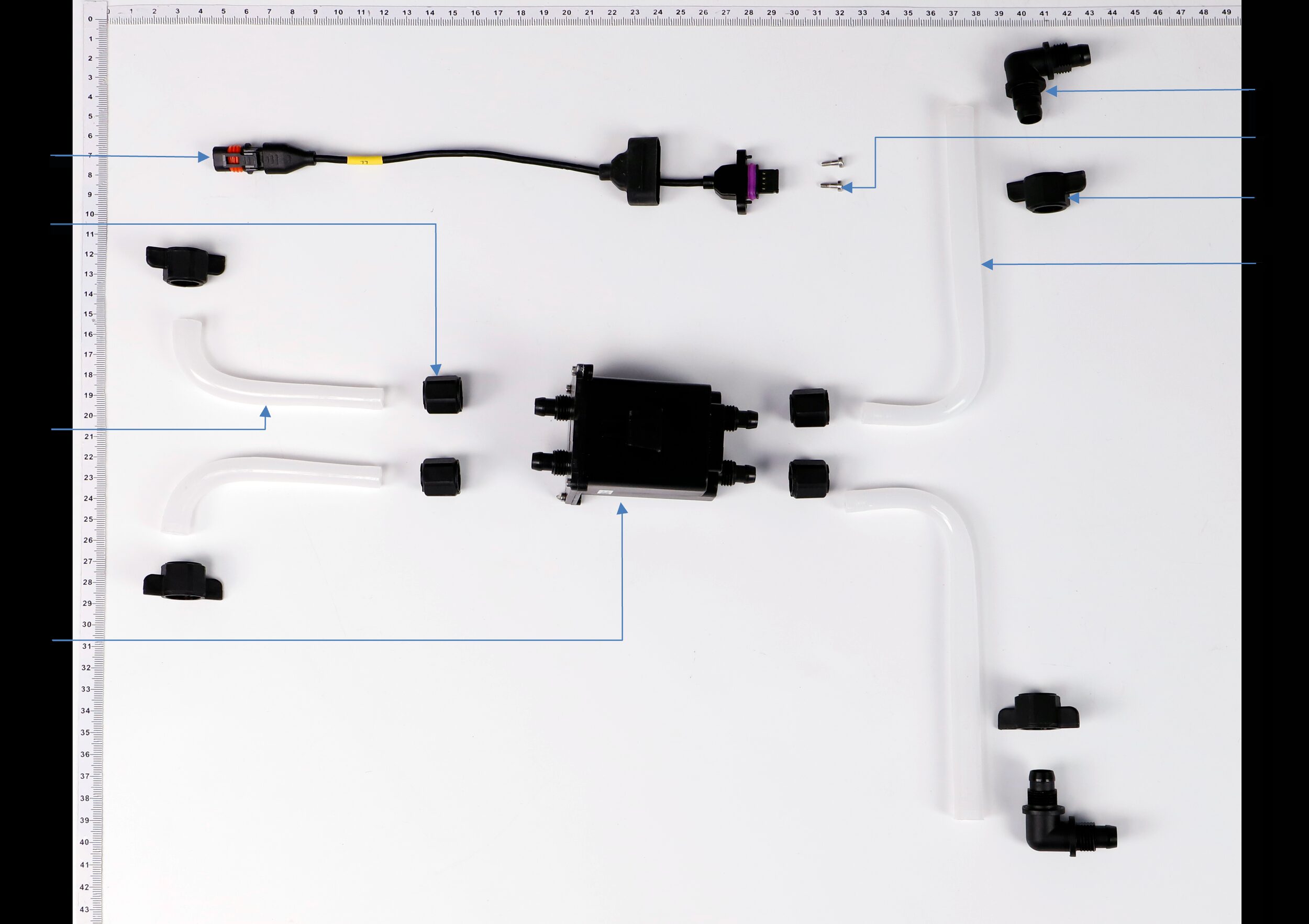 Flow Meter Module exploded-view parts diagram
