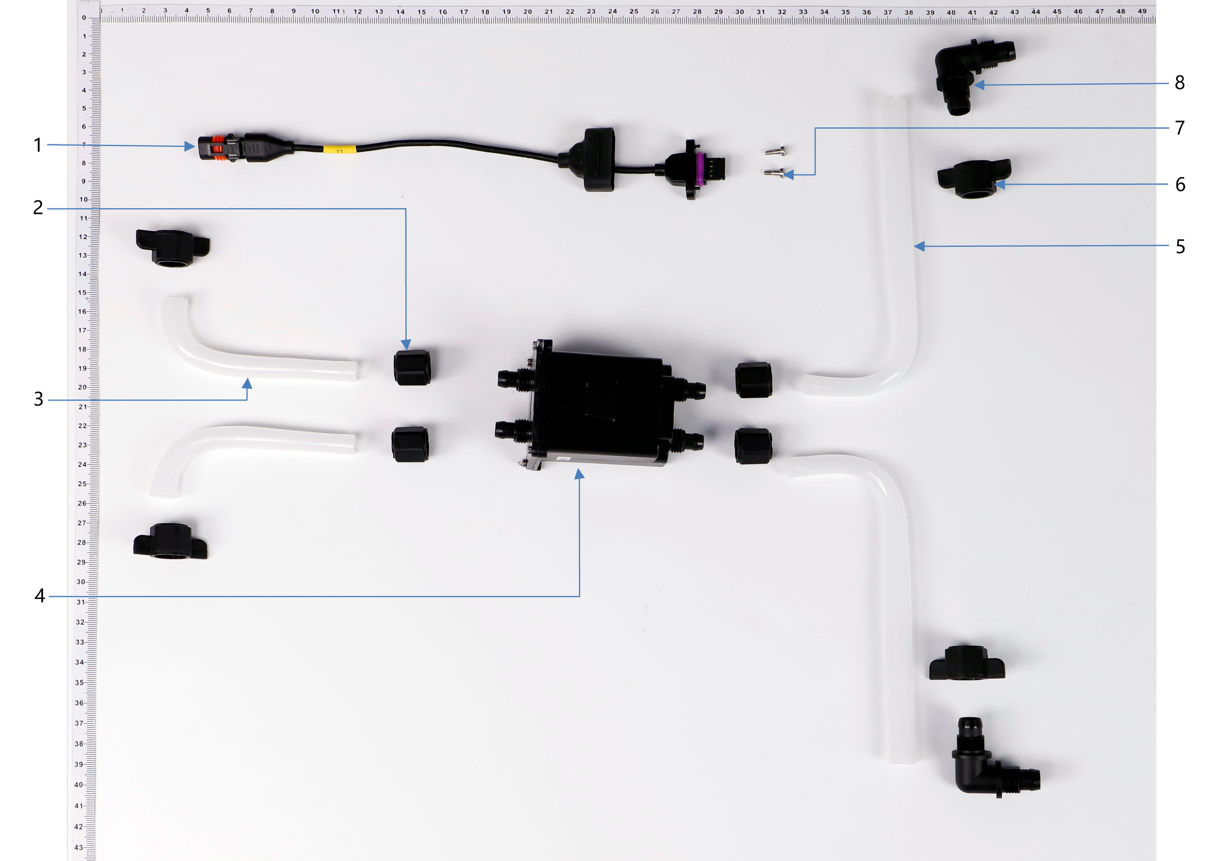 Flow Meter Module exploded-view parts diagram
