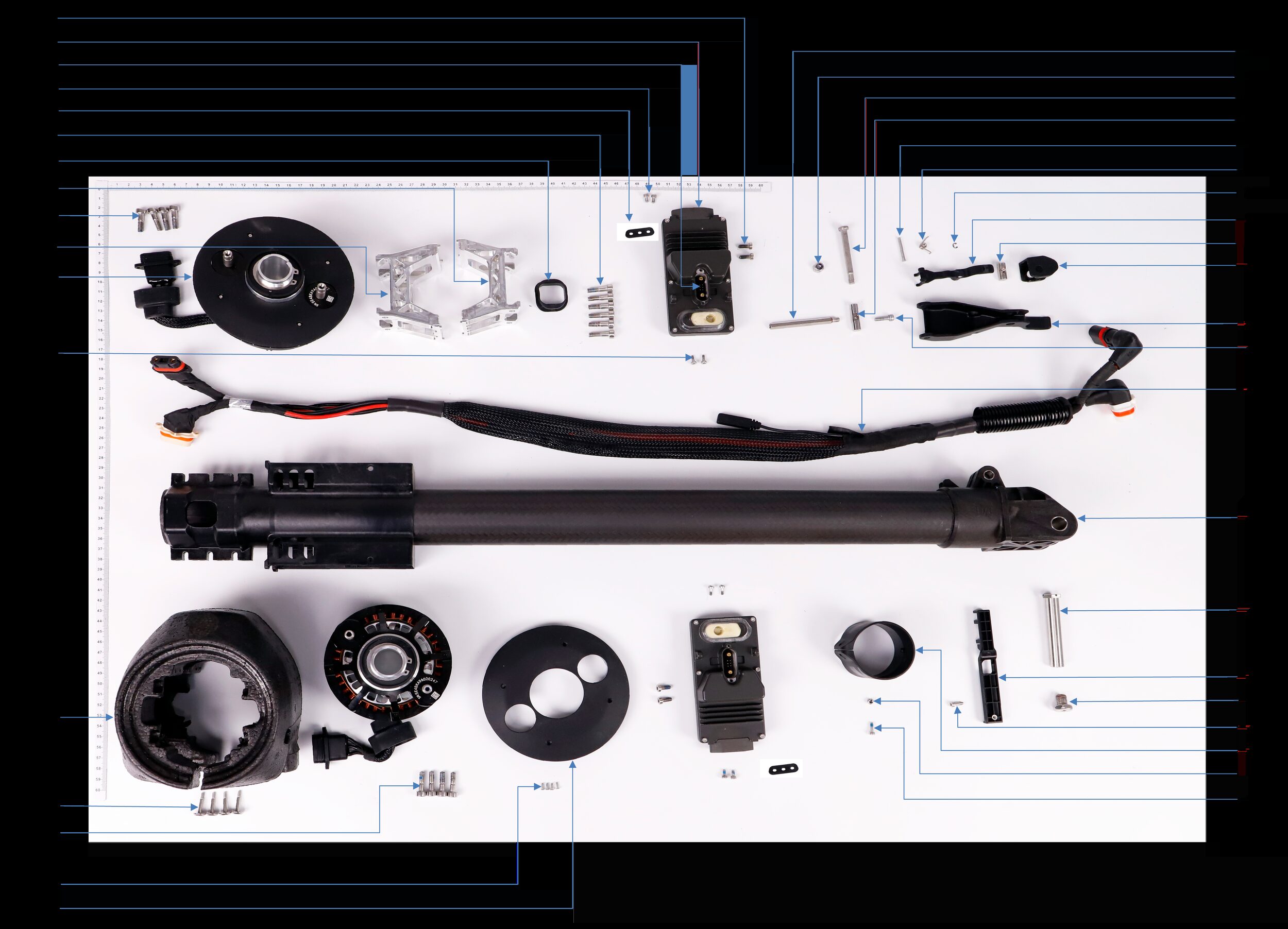M1 Aircraft Arm exploded-view parts diagram