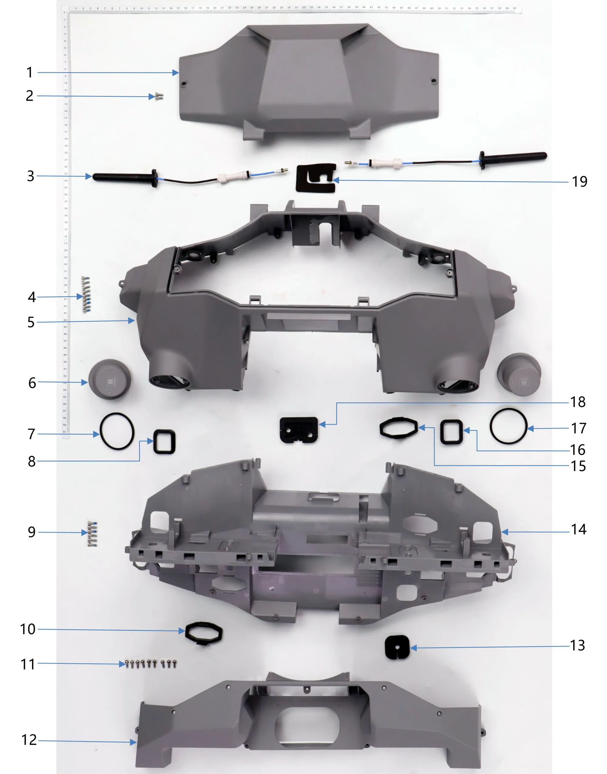 Front Frame 1 exploded-view parts diagram