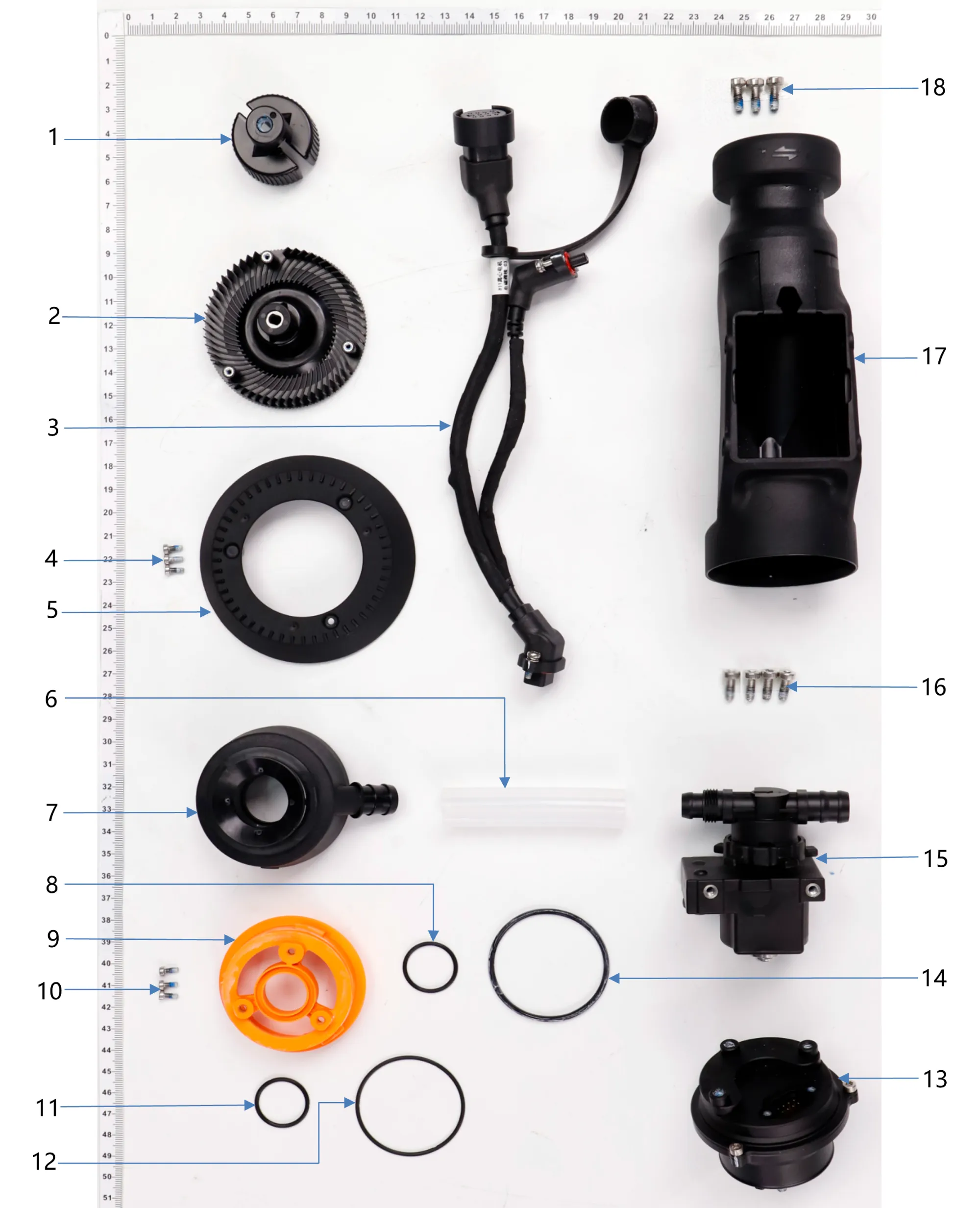 Spray Lance exploded-view parts diagram