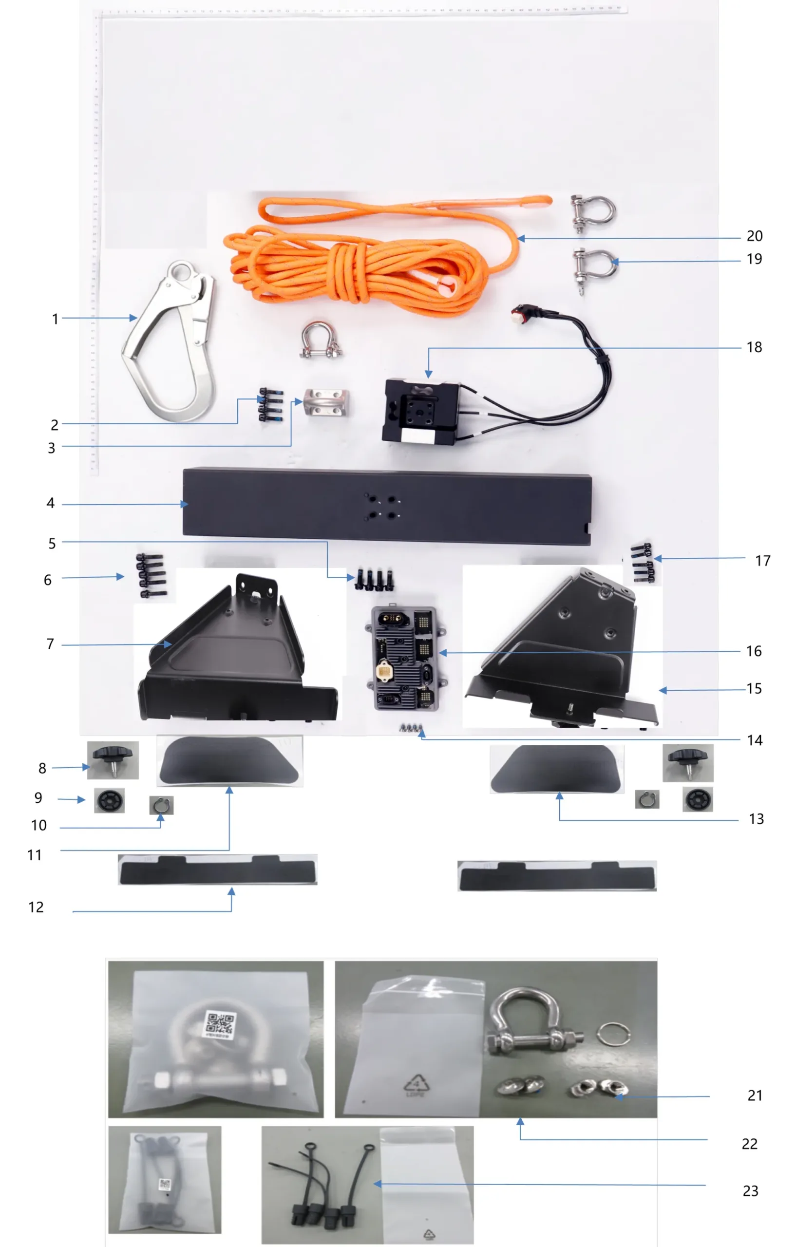 Lift System exploded-view parts diagram
