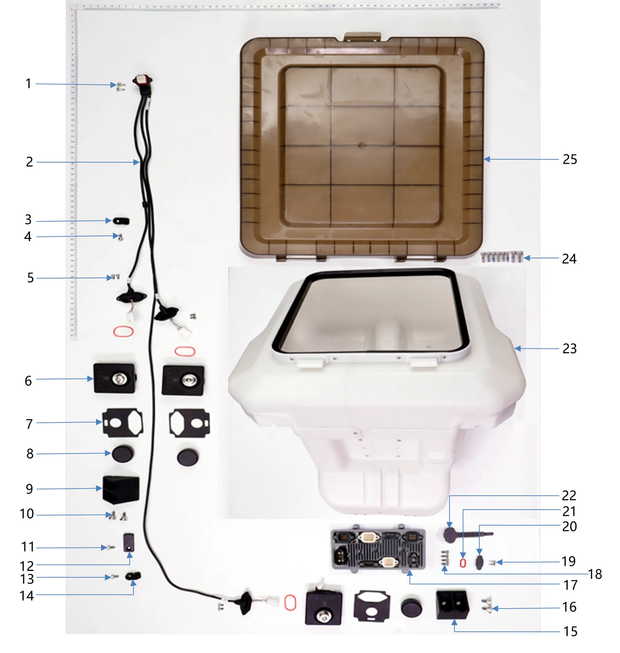Spread Tank exploded-view parts diagram