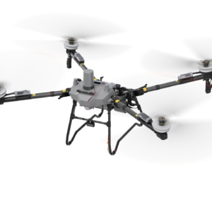 DJI Agras T70P winch lift system in flight