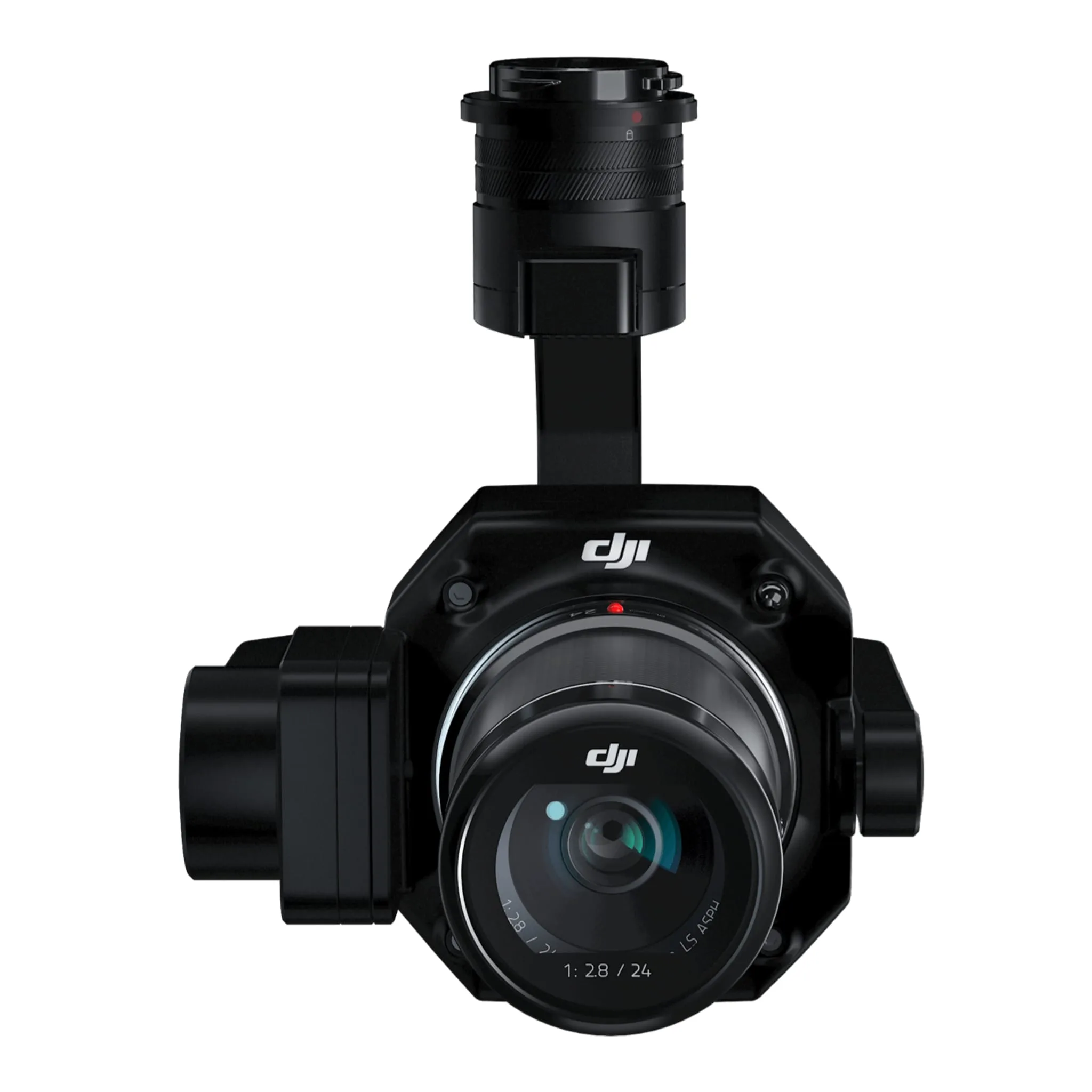 DJI Zenmuse P1 on its gimbal with a DL 24mm lens fitted