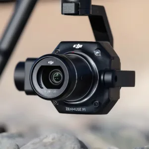DJI Zenmuse P1 with the DJI DL 35mm lens fitted, in the field
