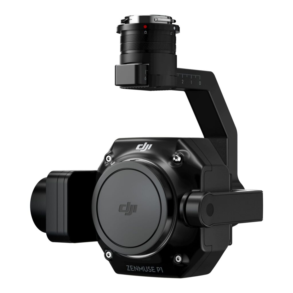 DJI Zenmuse P1 with the camera body cap fitted