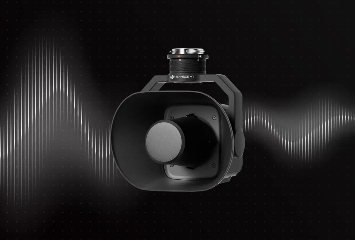 DJI Zenmuse V1 speaker payload