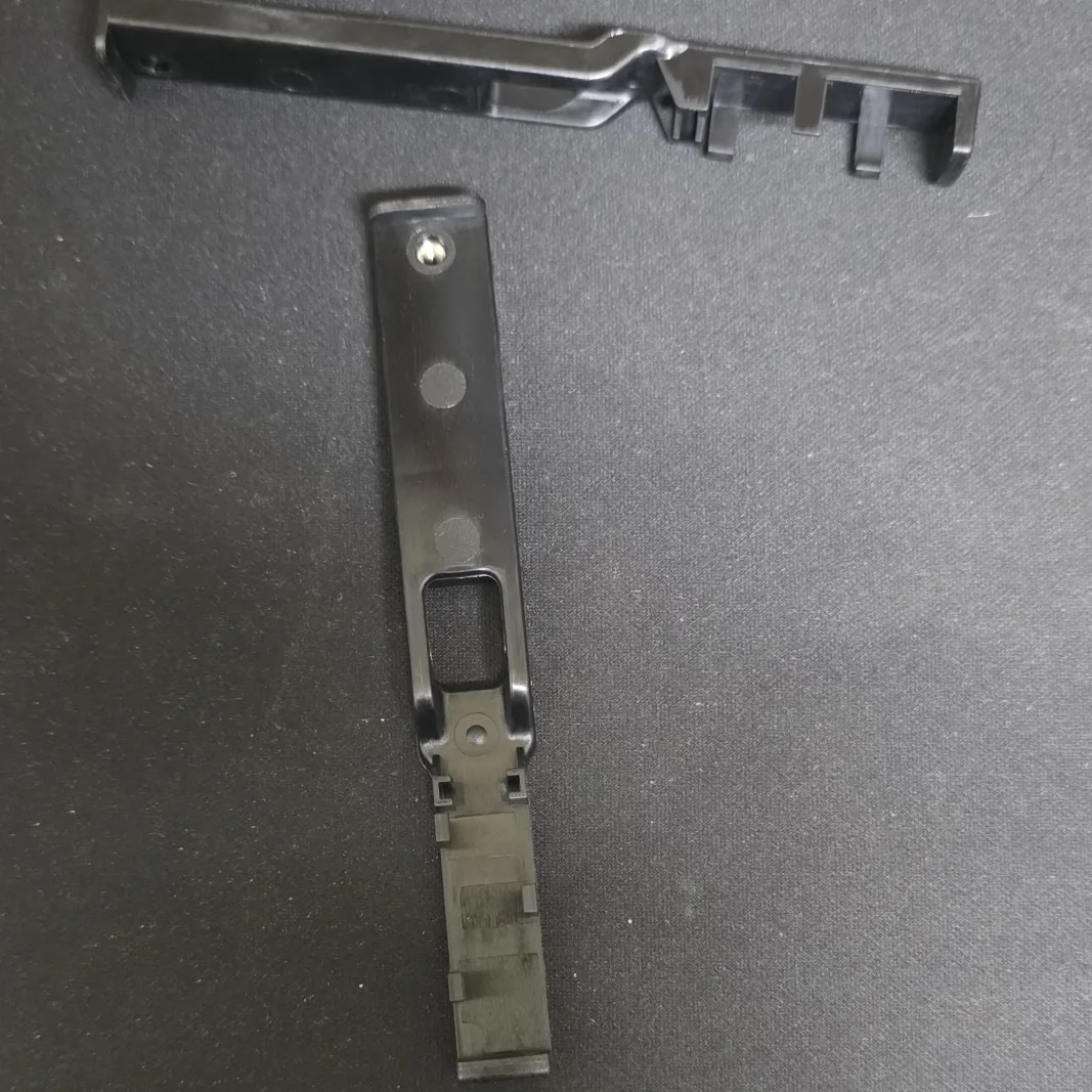 DJI Agras T50 In-Position Detector Bracket shown from the side beside the front face of a second bracket