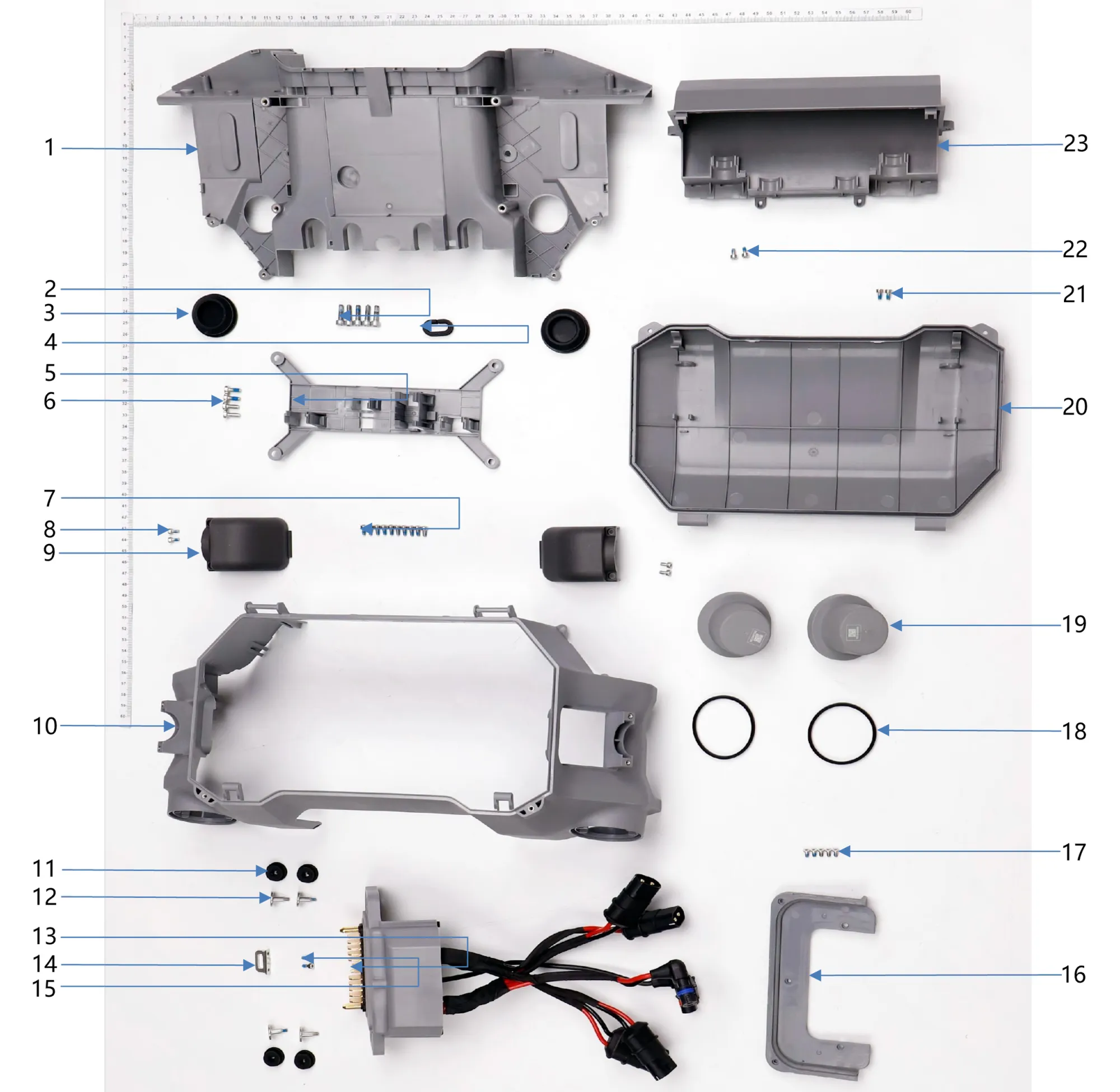 Rear Frame exploded-view parts diagram